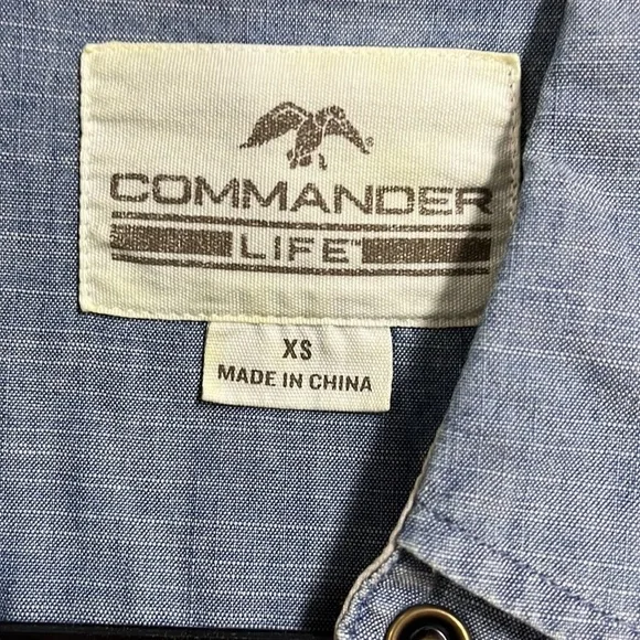 COMMANDER Life long sleeve button down shirt - Picture 6 of 7